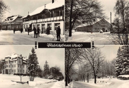 Friedrichsbrunn Kreis Quedlinburg - HO Hotel FDGB Erholungsheim Sanatorium Verpflegungsstaette Hauptstrasse Im Winter - Quedlinburg