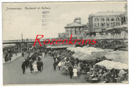 Scheveningen Boulevard En Kurhaus Oude Postkaart Ansichtkaart ZELDZAAM CPA Nederland  (In Zeer Goede Staat) - Scheveningen