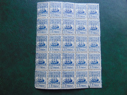 Magnifique Bloc De 25 Timbres De La Ville De La Rochelle (tentative De Timbres Privés?) - Unused Stamps