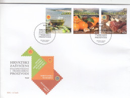 CROATIA FDC 1312-1314 - Alimentation