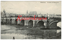 Maasbrug Groeten Uit Maastricht Oude Postkaart Ansichtkaart CPA Nederland - Maastricht