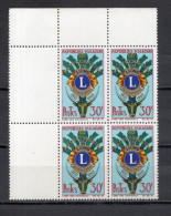 MADAGASCAR   N° 429  BLOC DE QUATRE TIMBRES   NEUF SANS CHARNIERE  COTE  3.20€  LIONS INTERNATIONAL - Madagascar (1960-...)