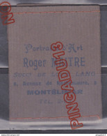 Au Plus Rapide Pochette Photo Roger Maître Montélimar Plus Photo Identité Années30 - Materiale & Accessori