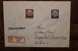 1941 Mörchingen Morhange Lorraine Löthringen Cover Reich Besetzung Registered Einschreiben Recommandé Reco R - Oorlog 1939-45