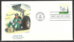 USA. N°1277 De 1980 Sur Enveloppe 1er Jour. Semaine De La Correspondance. - 1971-1980