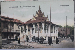 MARSEILLE        -      EXPOSITION  COLONIALE  DE  1906   :   PAVILLON  DU  LAOS          1 - Exposición Internacional De Electricidad 1908 Y Otras