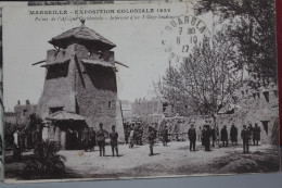 MARSEILLE        -      EXPOSITION  COLONIALE    DE  1922   :   VILLAGE  SOUDANAIS   1927 - Mostra Elettricità E Altre