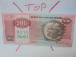 ANGOLA 500 NOVO KWANZAS 1991 (Old Date 1987) Neuf (B.29) - Angola
