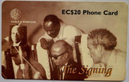 Saint Lucia EC$20  254CSLB " The Signing " - St. Lucia