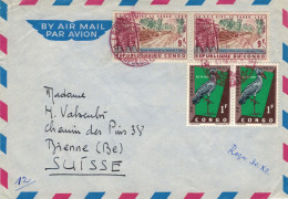 Hilfe Für Kongo 1963 - Bau Strasse Ituri - Schuhschnabel Balaeniceps Rex - Storia Postale