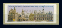 2007 Vignette LISA  POITIERS ETAT NEUF #232# - 1999-2009 Viñetas De Franqueo Illustradas