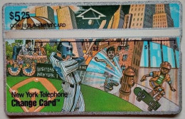 USA NYNEX $5.25 MINT  "  Summer In The City " 307A - [1] Holographic Cards (Landis & Gyr)