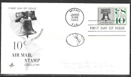 USA. PA 56 De 1960 Sur Enveloppe 1er Jour. Cloche De La Liberté. - 1951-1960