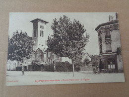 Les Pavillons-sous -Bois  ,route Nationale ,l'église - Les Pavillons Sous Bois