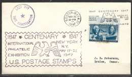 USA. Enveloppe Commémorative De 1947. Exposition Philatélique à New-York. - Esposizioni Filateliche