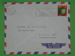 BT1 AOF BELLE LETTRE 1960 PAR AVION COTONOU A PARIS FRANCIA + AEROPHILATELIE + AFF. INTERESSANT+++ - Lettres & Documents