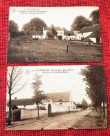 WATERLOO  - Lot De 3 Cartes : Fermes D'Hougomont, De Mont St-Jean Et Ferme De La Haute Sainte - Waterloo