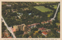 Aerial View Of Public Gardens Showing Lord Nelson Hotel, Halifax, Nova Scotia - Halifax