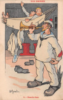 Militaria - Illustrateur GERVESE - Nos Marins - Branle-bas - Gervese, H.