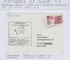 USA Driftstation ICE-ISLAND T-3 Cover Fletcher's Ice Island T-3 8 APR 1979  (BS158) - Forschungsstationen & Arctic Driftstationen