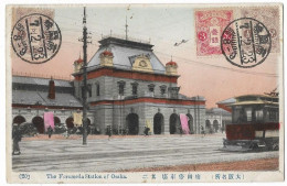 Japan Osaka 1918 The Forumeda Street Station As.17 - Osaka