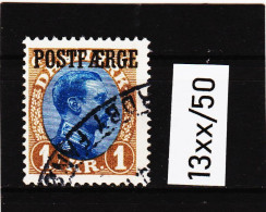 13xx/50 DÄNEMARK POSTFAERGE 1922  Michl  10  Gestempelt SIEHE ABBILDUNG - Parcel Post