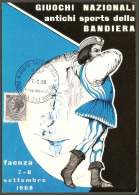 ITALIA FAENZA (RAVENNA) 1968 - GIUOCHI NAZIONALI BANDIERE - CARTOLINA UFFICIALE - M - Zonder Classificatie