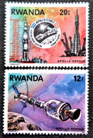 Rwanda 1976 American-Soviet Space Mission "Apollo-Soyuz"  Stampworld  N° 834 Et 839 - Oblitérés