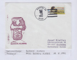 USA Alaska Cover Barrow Alaska Ca Barrow MAY 18 1992 (BS160) - Scientific Stations & Arctic Drifting Stations