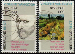 1990 Vincent Van Gogh NVPH 1442-3 / Mi 1375-6 / YT 1347-8 / Sc 754-5 Gestempeld / Oblitéré / Used - Oblitérés