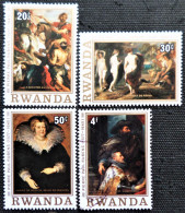 Rwanda 1977 The 400th Anniversary Of The Birth Of Peter Paul Rubens  Stampworld  N°   882 à 884 Et 886 - Usados