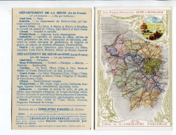 Chromo Format Carte Postale AIGUEBELLE Département Departements 75 SEINE PARIS SEINE ET OISE - Aiguebelle