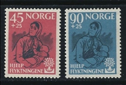 ● NORGE 1960 ֍ Rifugiato ֍ N.° 400 /01 ** ● Serie Completa ● Cat. 16 € ● Lotto N. 110 ● - Unused Stamps