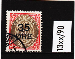 13xx/90  DÄNEMARK 1912  Michl  61   Used / Gestempelt   ZÄHNUNG SIEHE ABBILDUNG - Oblitérés