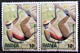 Rwanda 1978 Apes And Monkeys   Stampworld  N°   925 - Usados