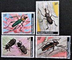 Rwanda 1978 Beetles  Stampworld  N°   929 à 931 Et 935 - Used Stamps