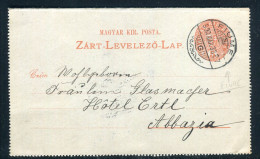 Hongrie - Entier Postal De Fiume Pour Abbazia En 1900  - M 47 - Interi Postali