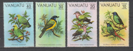 Vanuatu 1981 Tropische Vögel Mi 598 - 601 ** Postfrisch - Vanuatu (1980-...)