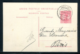 Portugal - Entier Postal De Faro Pour Paris En 1910  - M 57 - Interi Postali