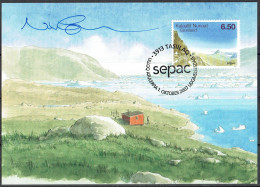 Greenland 2007. SEPAC. Michel 492  Maxi Card. Signed. - Cartes-Maximum (CM)