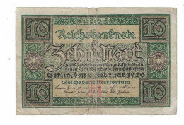 GERMANIA 10 MARK 1920 - 10 Mark