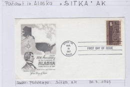 USA 100th Ann. Of The Purchase Of Alaska FDC Ca Sitka AK MAR 30 1967 (BS167) - 1961-1970