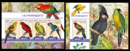 Djibouti  2022 Parrots. (614) OFFICIAL ISSUE - Perroquets & Tropicaux