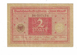 GERMANIA 2 MARK 1920 - Administración De La Deuda