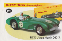 Dinky Toys, Référence 506, Aston DB3 Sport, Fiche Descriptive Du Modèle, Édition Atlas - Dinky