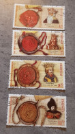 ROMANIA ROMANIAN POSTAL STAMP DAY SET USED - Gebraucht