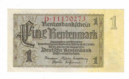 GERMANIA 1 RENTENMARK 1937 - Andere & Zonder Classificatie