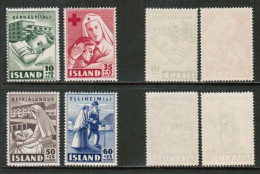 ICELAND   Scott # B 7-11** MINT NH (CONDITION AS PER SCAN) (Stamp Scan # 916-1) - Unused Stamps