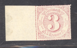 GRX1275  -  Allemagne  -  Tour Et Taxis  :  Mi  52  **  Bord De Feuille - Mint