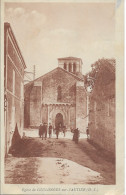 CPA 79 COULONGES SUR L'AUTIZE L'église 1929 - Coulonges-sur-l'Autize